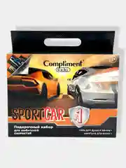 Подарочный набор Compliment SportCar 3+/Шампунь и гель для душа и ванны/Подарок внутри