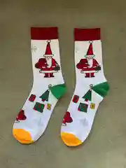 Красный носки новогодние