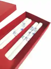 Голубой палочки для еды керамические, 2 пары, в подарочной коробке