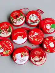 Алый кошелек для денег новогодний, подарочная упаковка, елочная игрушка