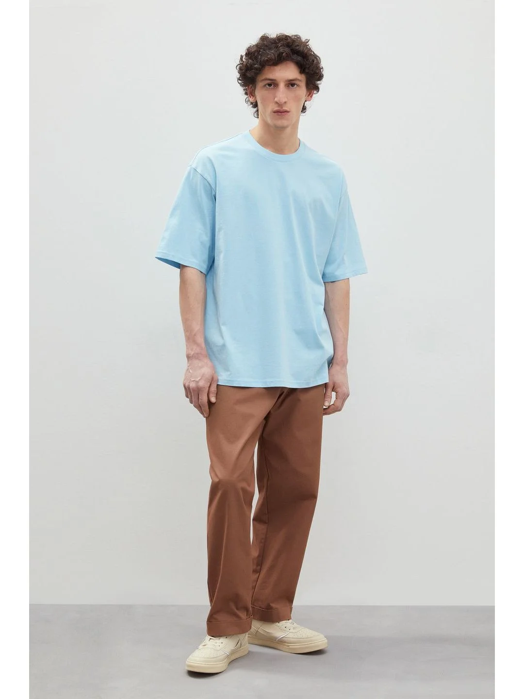 Футболка oversize силуэта из хлопка