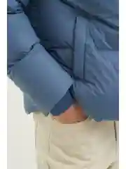 Синий куртка утепленная с утиным пухом