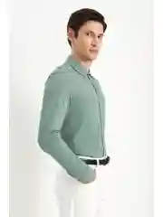 Зеленый рубашка мужская