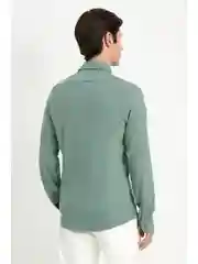 Зеленый рубашка мужская