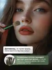 Зеленый набор кистей для макияжа, кисть для пудры, теней, румян, тонального крема, кисточки 13 шт