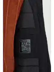 Черный полупальто утепленное с капюшоном