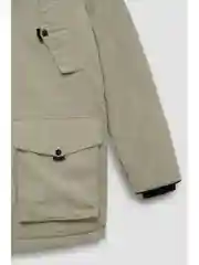 Полупальто утепленное с капюшоном