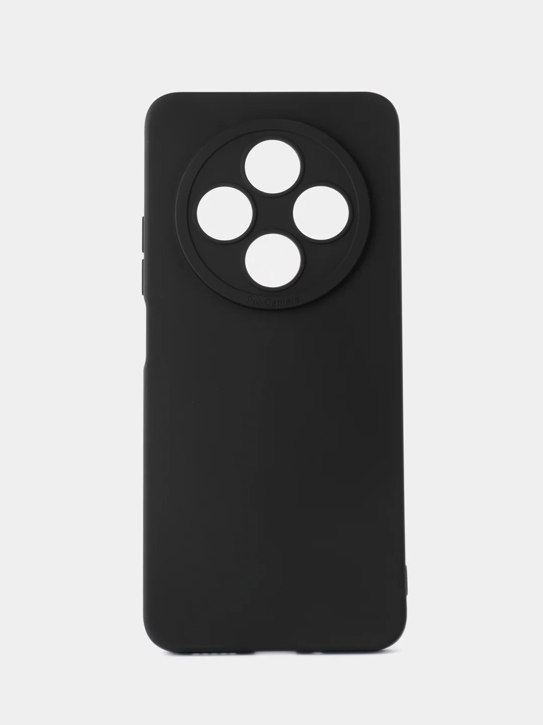 Черный чехол для Xiaomi Redmi 14C / Poco C75 (Сяоми Редми 14с), черный защита камеры силиконовый