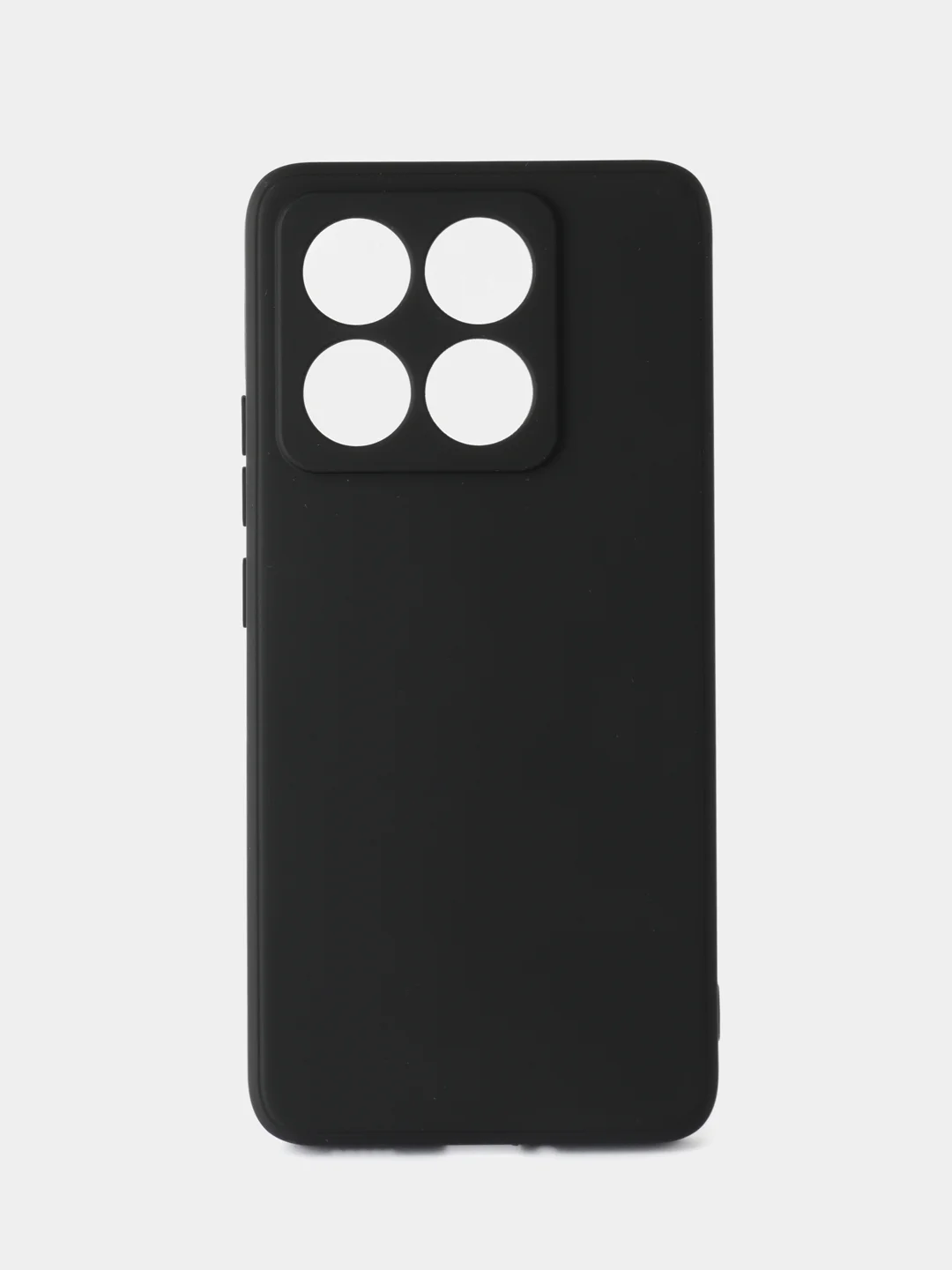 Черный чехол для Xiaomi 14T (Сяоми 14Т), черный и прозрачный