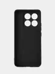 Черный чехол для Xiaomi 14T (Сяоми 14Т), черный и прозрачный
