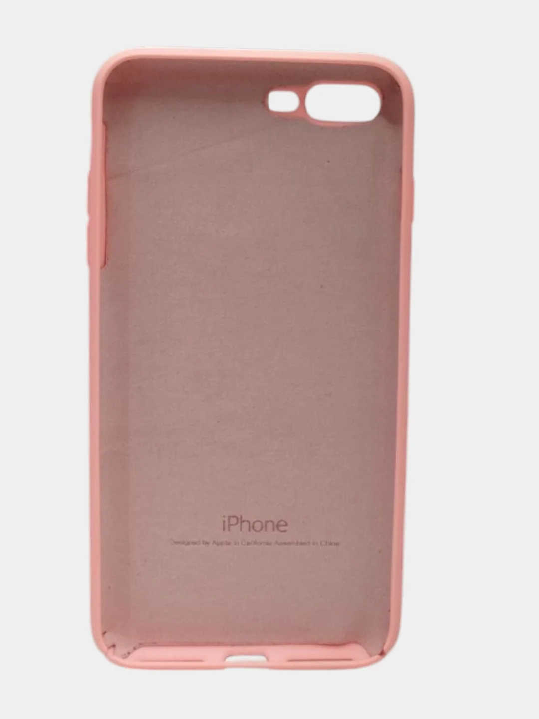 Розовый чехол Silicone case для iPhone 6 / 7 / 7PLUS / Xiaomi A2