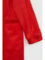 Зеленый укороченный плащ с капюшоном