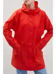 Зеленый укороченный плащ с капюшоном