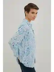 Блузка из вискозы с длинным рукавом