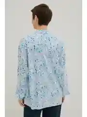 Блузка из вискозы с длинным рукавом