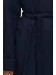 Синий пальто из шерсти