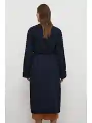 Синий пальто из шерсти