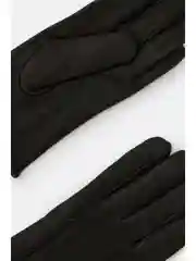 Черный кожаные мужские перчатки