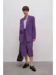 Юбка миди с разрезами
