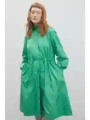 Плащ с поясом на кулиске