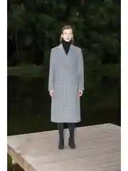 Серый пальто из шерсти