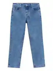 Голубой джинсы regular fit женские