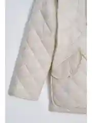 Бежевый утепленная куртка со съемным капюшоном