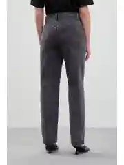 Серый джинсы barrel leg fit женские