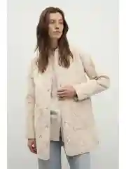 Утепленное стеганое пальто