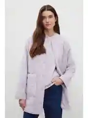 Утепленное стеганое пальто