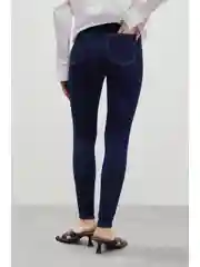 Синий джинсы skinny fit женские