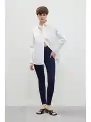 Синий джинсы skinny fit женские