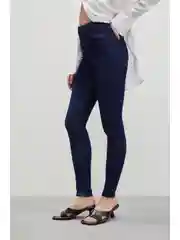 Синий джинсы skinny fit женские