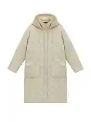 Стеганое утепленное пальто