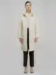 Стеганое утепленное пальто