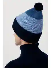 Синий шапка трикотажная мужская