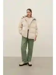 Зеленый брюки утепленные с эластичным поясом