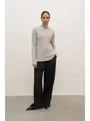 Зеленый джемпер из шерсти и кашемира