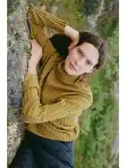 Зеленый джемпер из шерсти и кашемира