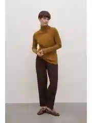 Зеленый джемпер из шерсти и кашемира