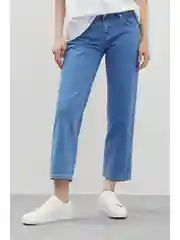 Синий джинсы regular fit женские