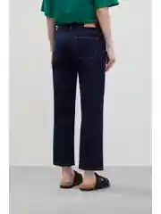 Темно-синий джинсы regular fit женские