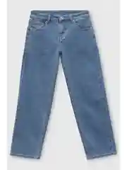 Синий джинсы regular fit женские