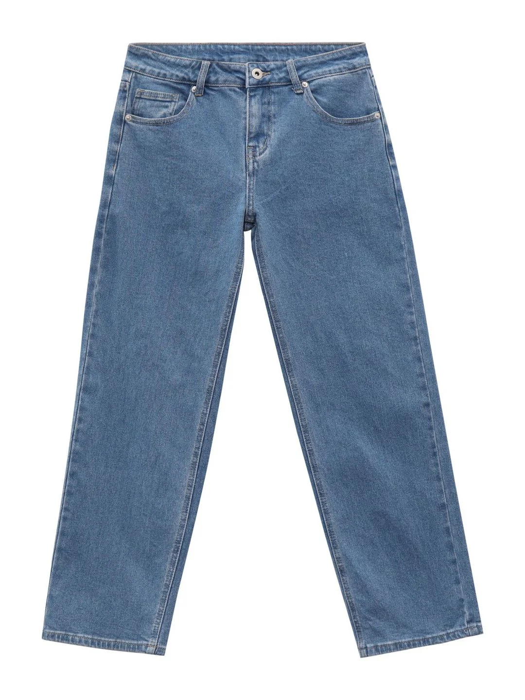 Синий джинсы regular fit женские