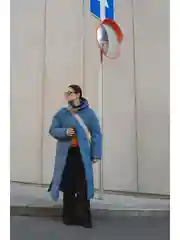 Пуховик с воротником стойкой