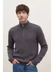 Джемпер прямого силуэта с шерстью