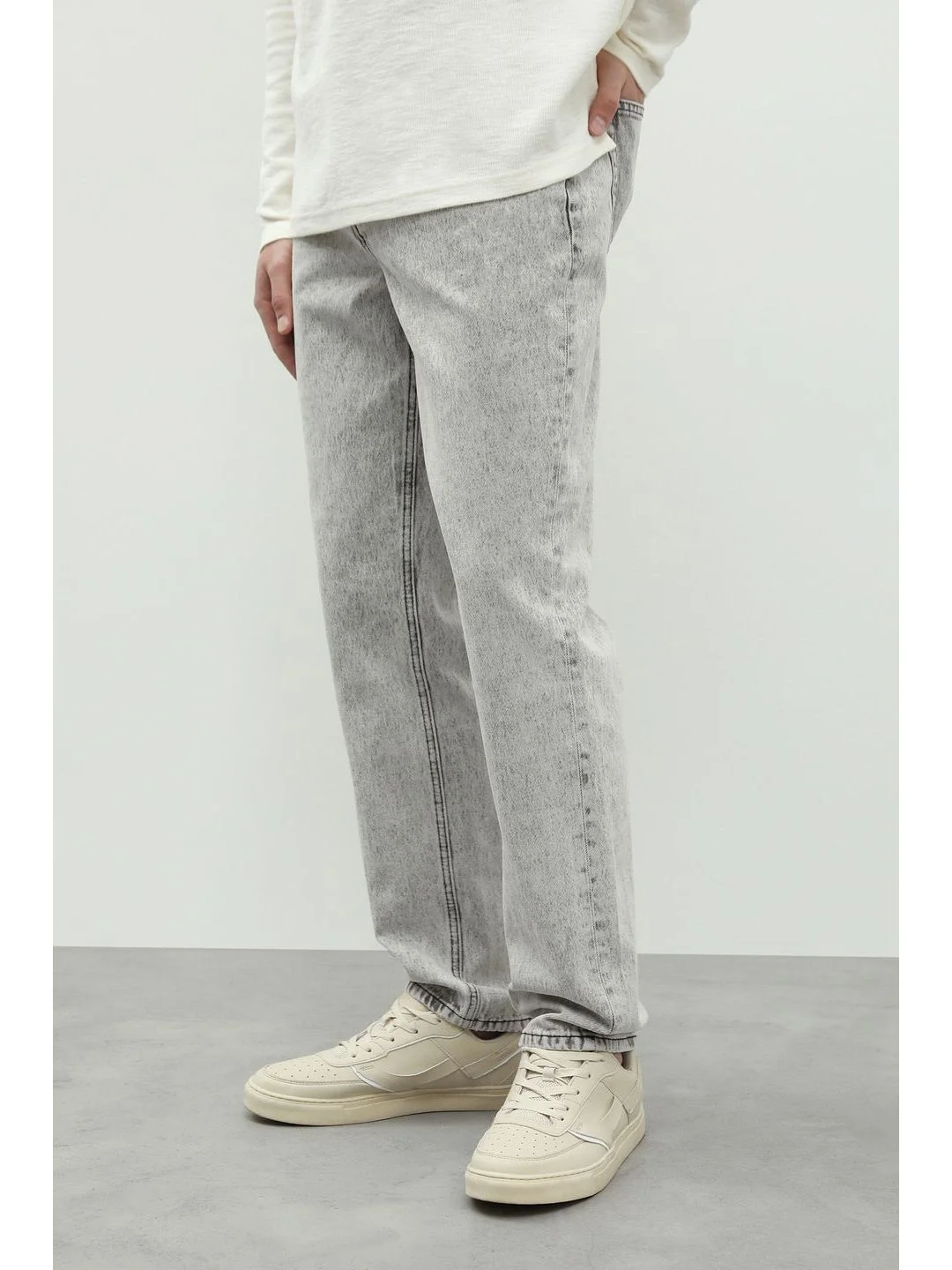 Голубой джинсы regular fit мужские