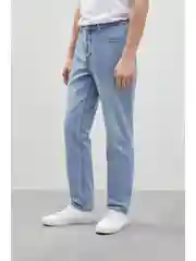 Голубой джинсы regular fit мужские