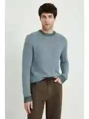 Джемпер прямого силуэта с шерстью