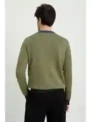 Джемпер прямого силуэта с шерстью
